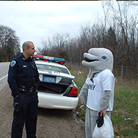 Sgt. Kramer - Roadside Interview of a Dolphin